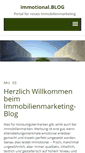 Mobile Screenshot of immobilienmarketing-blog.de